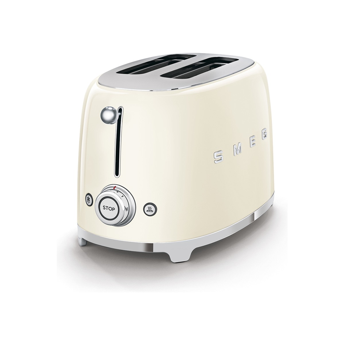 Тостер Smeg TSF01, кремовый